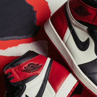 AIR JORDAN 1 RETRO HIGH OG "BRED TOE" ONLINE RAFFLE