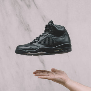 AIR JORDAN 5 RETRO PREMIUM "TRIPLE BLACK"