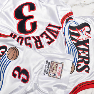 ALLEN IVERSON 2001 ALL STAR GAME MITCHELL & NESS JERSEY + RELEASE PARTY!