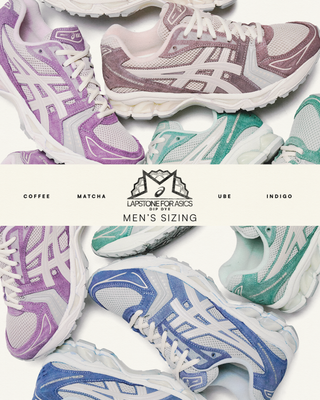 LAPSTONE FOR ASICS: DIP DYE - COFFEE, MATCHA, UBE & INDIGO