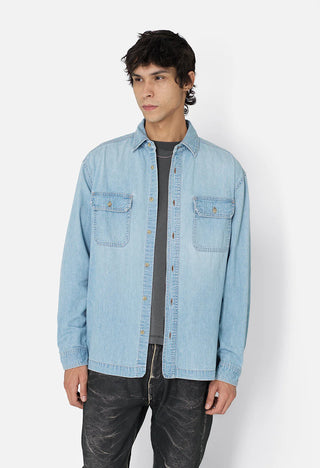 PRINCETON WORK SHIRT - WASHED INDIGO