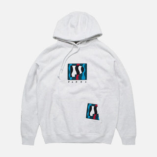 ZEBRA STRIPED P HOODED - WHITE