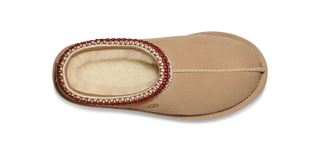 WMNS TASMAN SLIPPER - SAND / DARK CHERRY