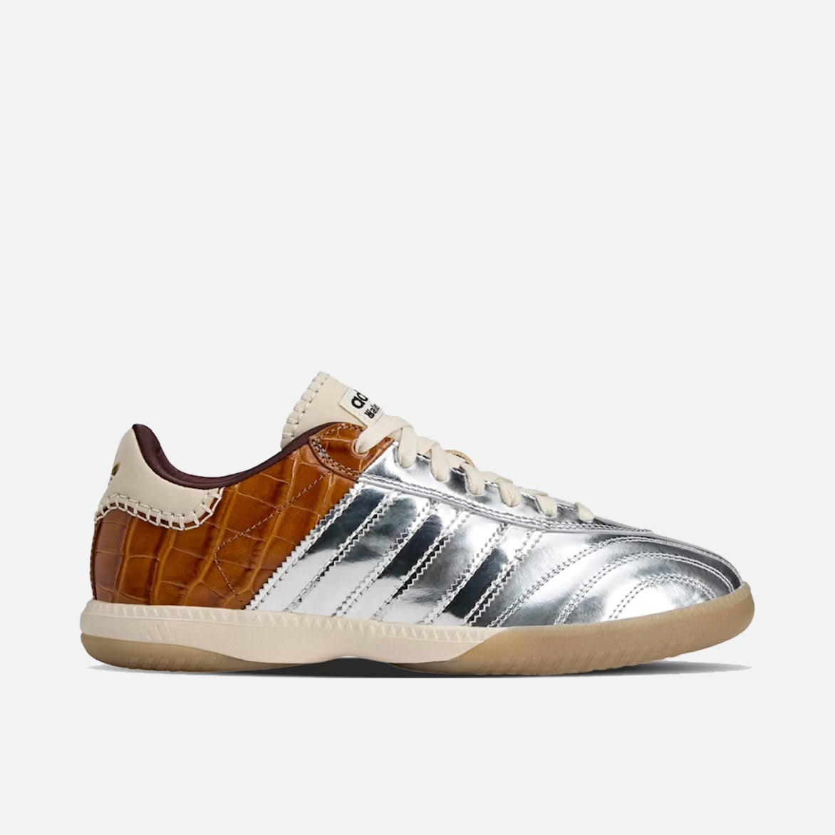 WALES BONNER X ADIDAS MILLENNIUM SAMBA - SILVER METALLIC / EASY YELLOW