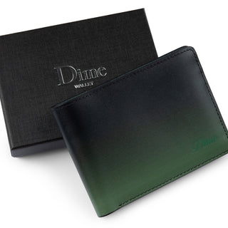 CURSIVE GRADIENT WALLET - GREEN