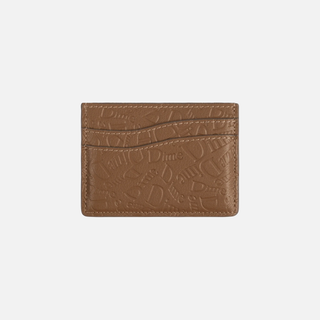 HAHA LEATHER CARDHOLDER - WALNUT