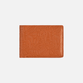 HAHA LEATHER WALLET - ALMOND