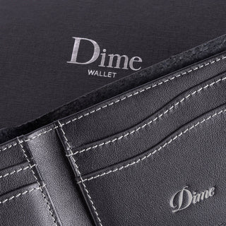 CURSIVE BIFOLD WALLET - BLACK