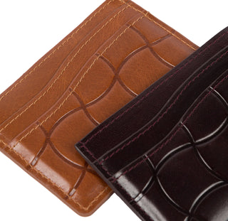 CLASSIC QUILTED CARDHOLDER - BUTTERSCOTCH