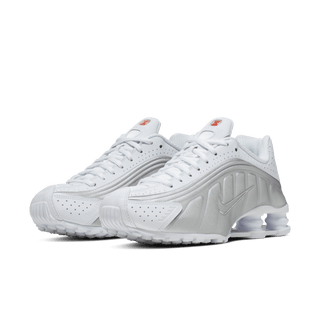 WMNS SHOX R4 "WHITE METALLIC"