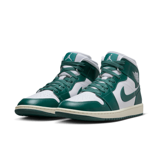 WMNS AIR JORDAN 1 MID - WHITE / OXIDIZED GREEN