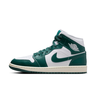 WMNS AIR JORDAN 1 MID - WHITE / OXIDIZED GREEN