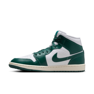 WMNS AIR JORDAN 1 MID - WHITE / OXIDIZED GREEN