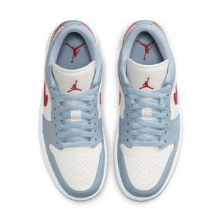 WMNS AIR JORDAN 1 LOW - WHISPER BLUE / DUNE RED