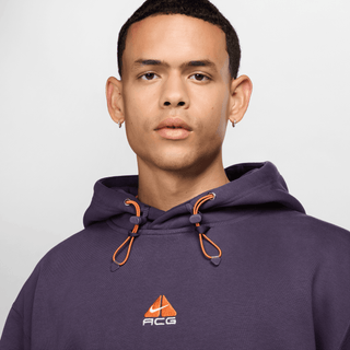 NIKE ACG THERMA-FIT FLEECE HOODIE- DARK RAISIN