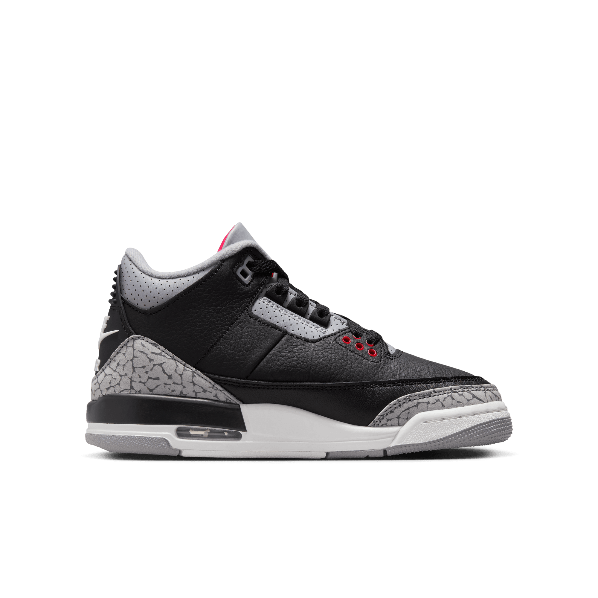 AIR JORDAN 3 RETRO (GS) "BLACK CEMENT"