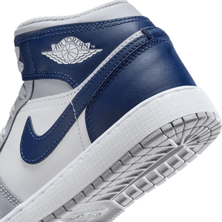 AIR JORDAN 1 MID (GS) - WOLF GREY / MIDNIGHT NAY