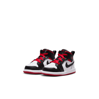 AIR JORDAN 1 MID (TD) - WHITE / GYM RED