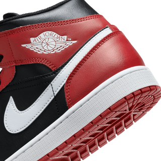 AIR JORDAN 1 MID - BLACK / WHITE / GYM RED