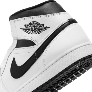 AIR JORDAN 1 MID - WHITE / BLACK