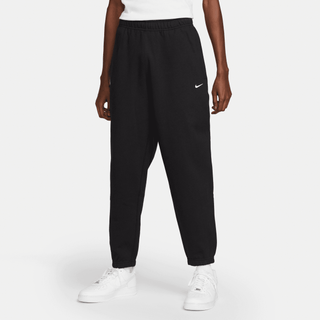 NIKE SOLO SWOOSH FLEECE PANTS- BLACK