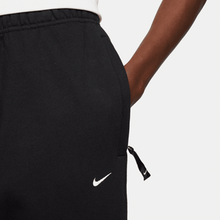 NIKE SOLO SWOOSH FLEECE PANTS- BLACK