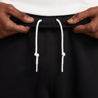 NIKE SOLO SWOOSH FLEECE PANTS- BLACK