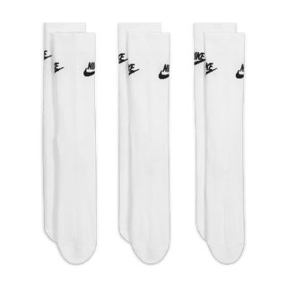 NIKE EVERYDAY ESSENTIAL 3PACK SOCKS - WHITE