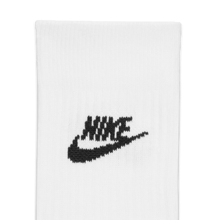 NIKE EVERYDAY ESSENTIAL 3PACK SOCKS - WHITE