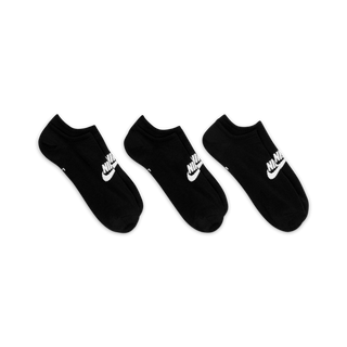 NIKE EVERYDAY ESSENTIAL NO SHOW 3PACK SOCKS - BLACK