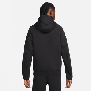 TECH FLEECE FULL-ZIP HOODIE - BLACK