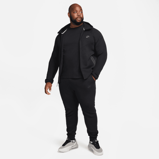 TECH FLEECE FULL-ZIP HOODIE - BLACK