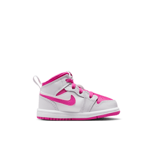 JORDAN 1 MID (TD) - IRIS WHISPER / FIRE PINK