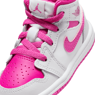 JORDAN 1 MID (TD) - IRIS WHISPER / FIRE PINK