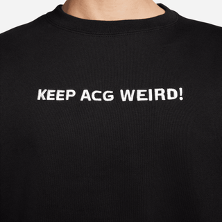 NIKE ACG HOODIE KEEP ACG WEIRD - BLACK