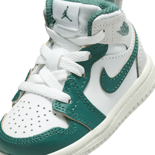 JORDAN 1 MID SE (TD) - WHITE / OXIDIZED GREEN