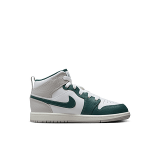 JORDAN 1 MID SE (PS) - WHITE / OXIDIZED GREEN