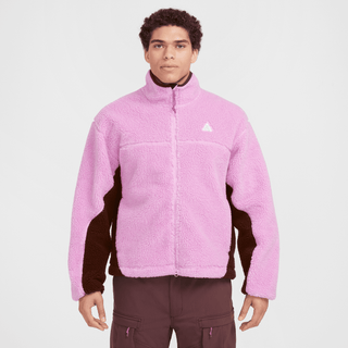 NIKE ACG "CANWELL GLACIER" WINDPROOF JACKET- BEYOND PINK/ BURGUNDY CRUSH