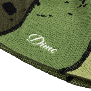 REVERSE STITCH SKULLY BEANIE - GREEN