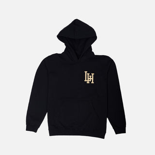 LH FUNDAMENTALS BY STANDARD ISSUE HOODIE - BLACK / TAN