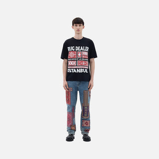 RUG DEALER LABEL GSM TEE - BLACK