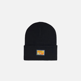 ABC 123 HOLOGRAM BEANIE - BLACK