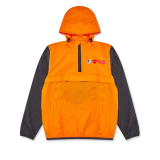 K-WAY HALF ZIP JACKET - ORANGE / BLACK