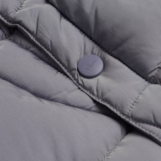 MIDWEIGHT WAVE PUFFER JACKET - SILVER GREY