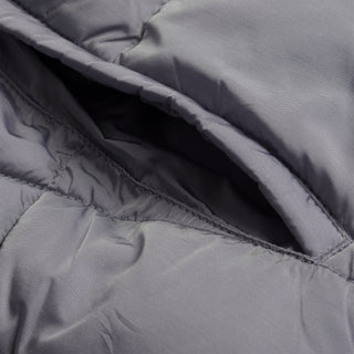 MIDWEIGHT WAVE PUFFER JACKET - SILVER GREY