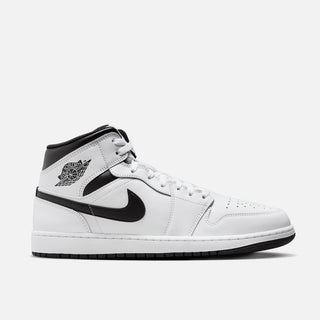 AIR JORDAN 1 MID - WHITE / BLACK