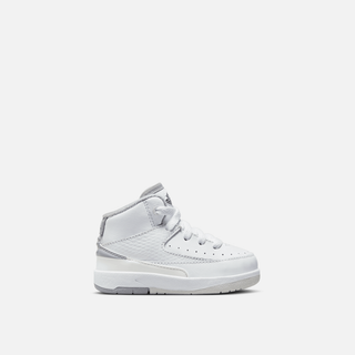 AIR JORDAN 2 RETRO (TD) "WHITE / CEMENT GREY"