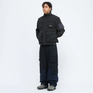 FISHING ZIP-OFF JACKET -  BLACK