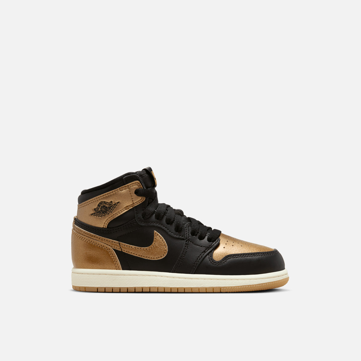 JORDAN 1 RETRO HIGH OG (PS) "BLACK / METALLIC GOLD"