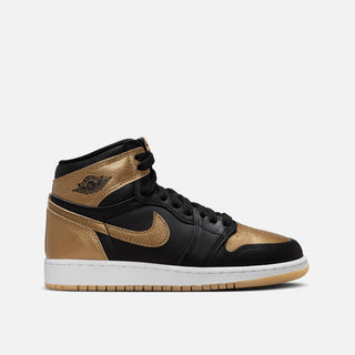 AIR JORDAN 1 RETRO HIGH OG (GS) "BLACK / METALLIC GOLD"